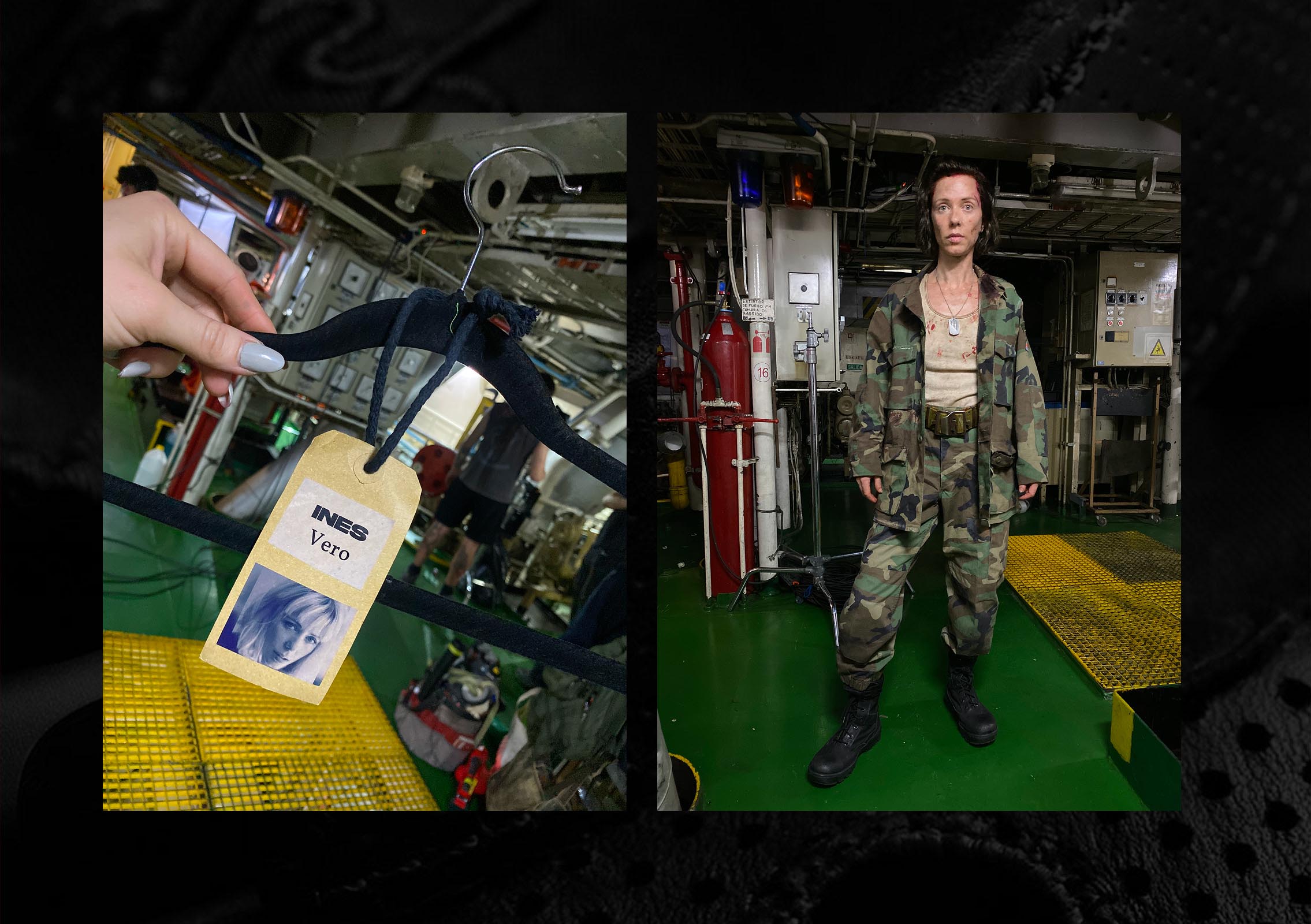 Escena urbana de Los Ojos del Abismo, styling por Niki Trash