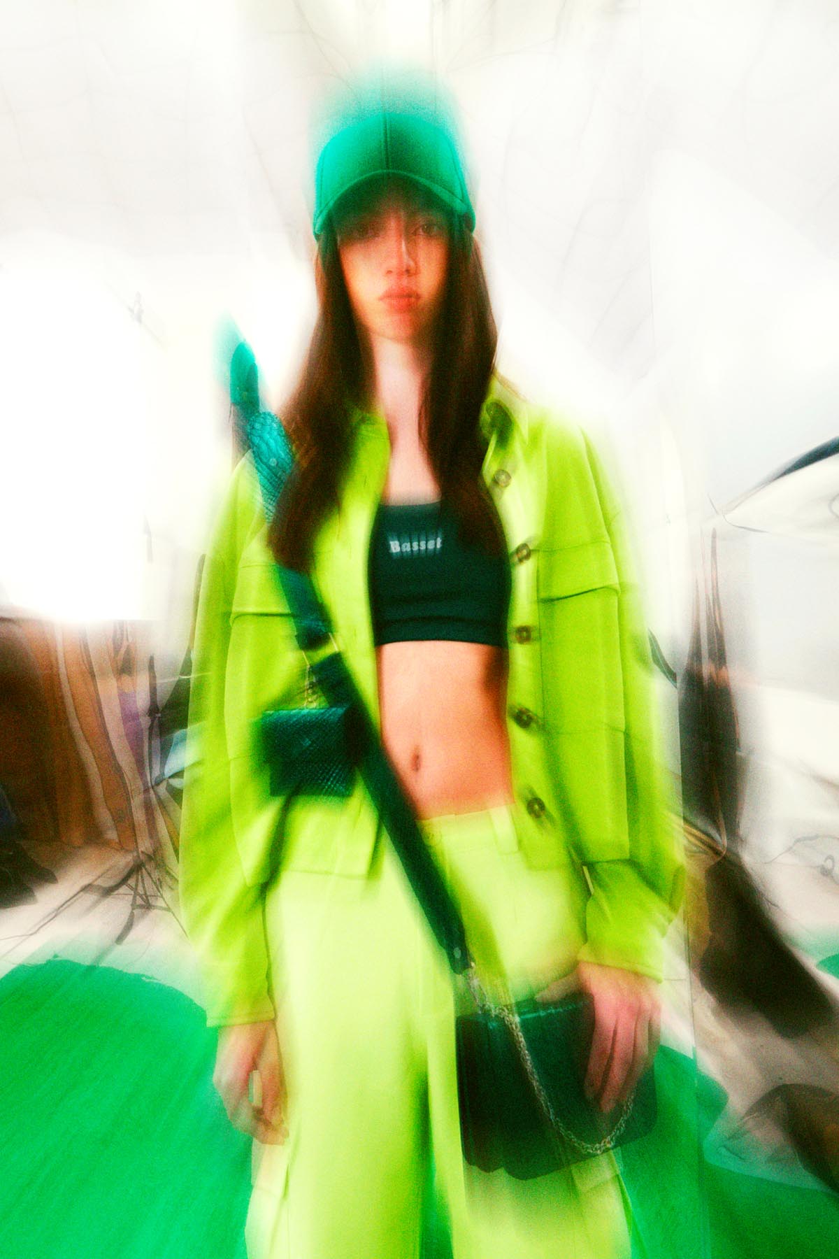 Tendencia Green look 1, styling por Niki Trash
