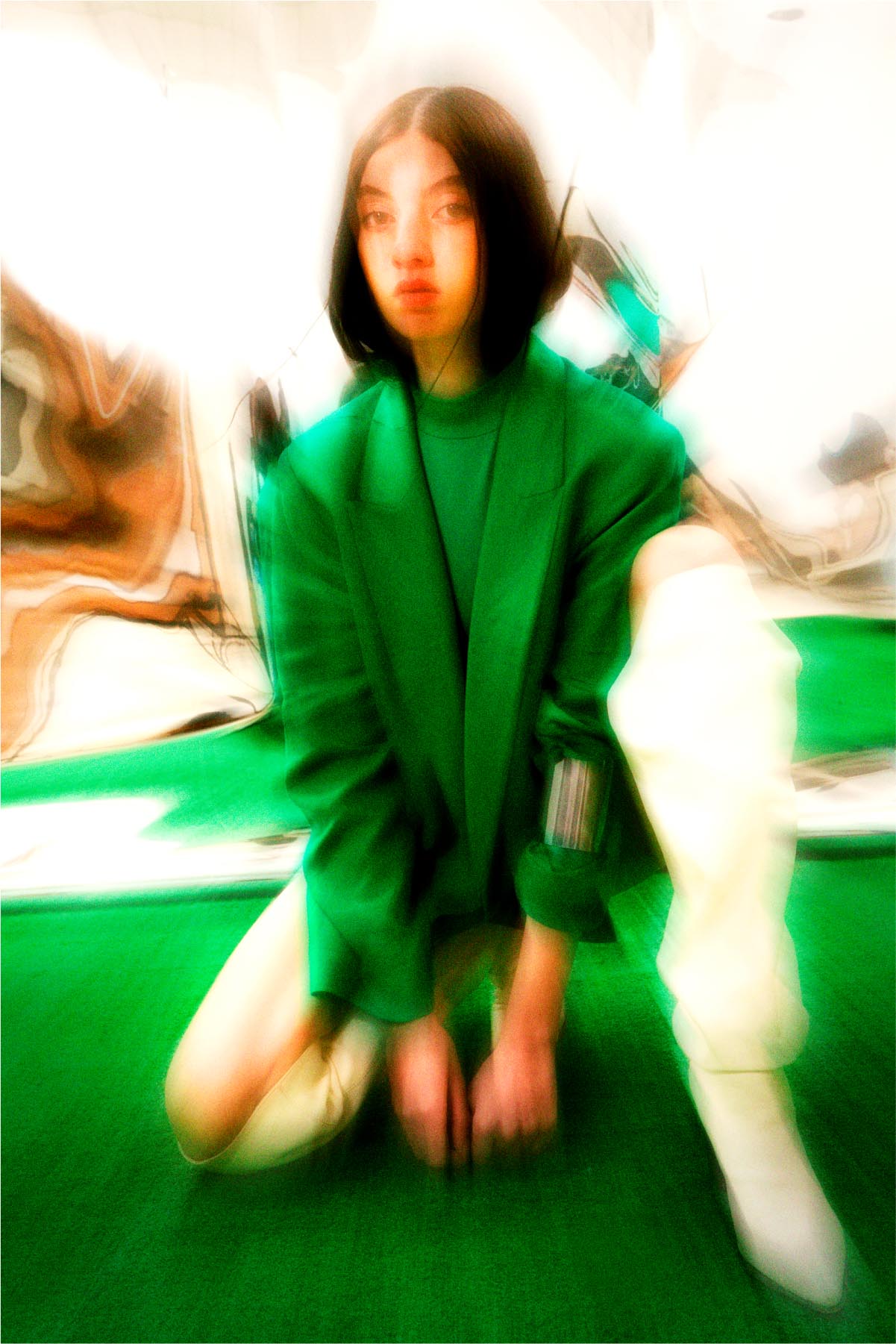 Tendencia Green look 3, styling por Niki Trash